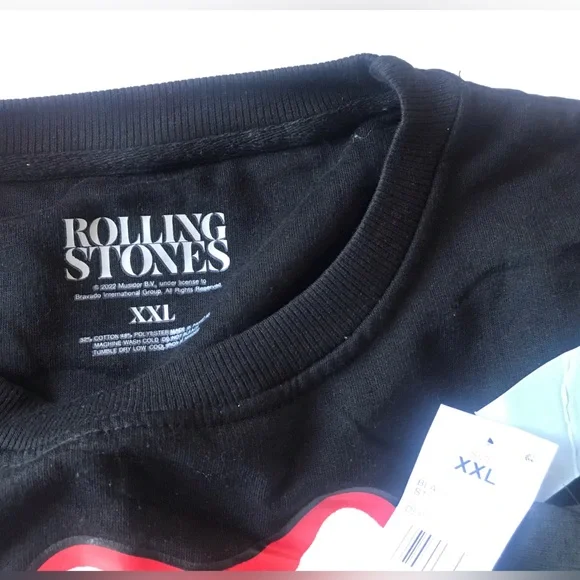 NWT Women’s Rolling Stones Sweatshirt Size XXL - Picture 5 of 10